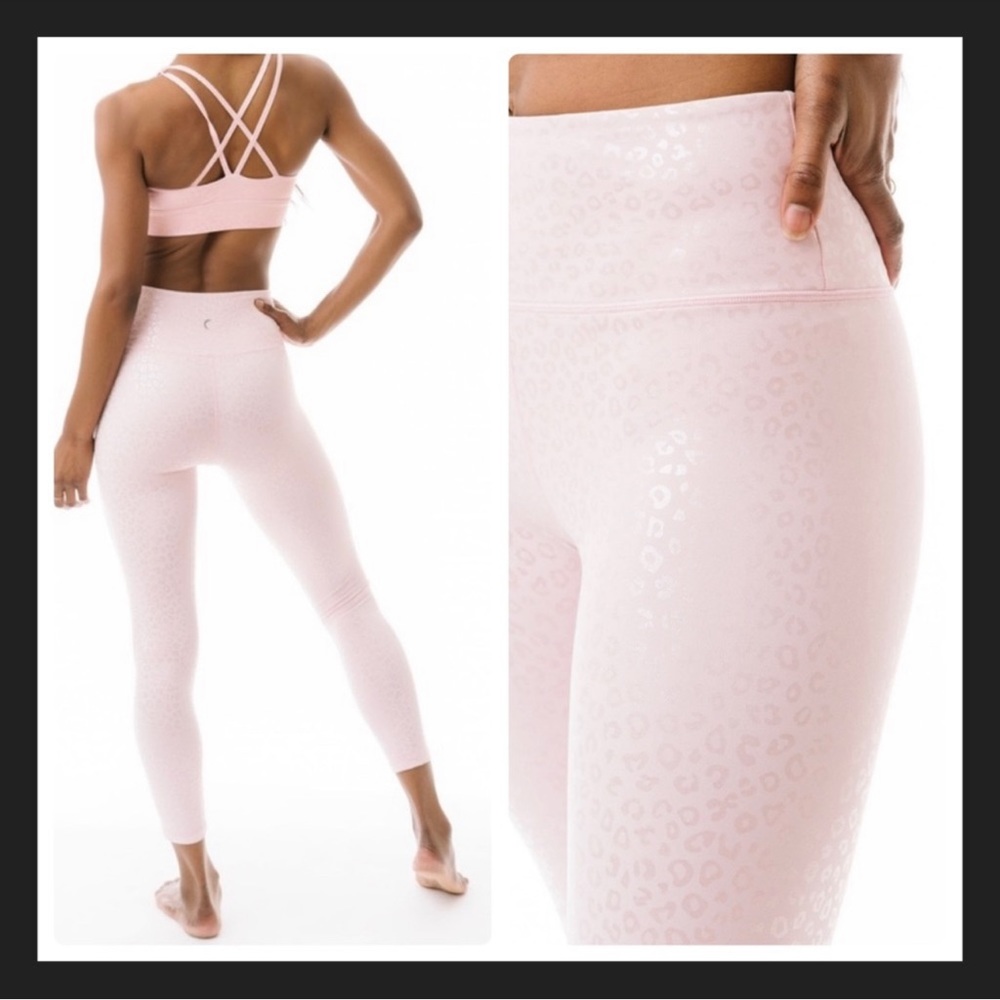 NWT Zyia pink leopard unicorn light n tight
